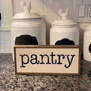 Rustic Pantry sign
